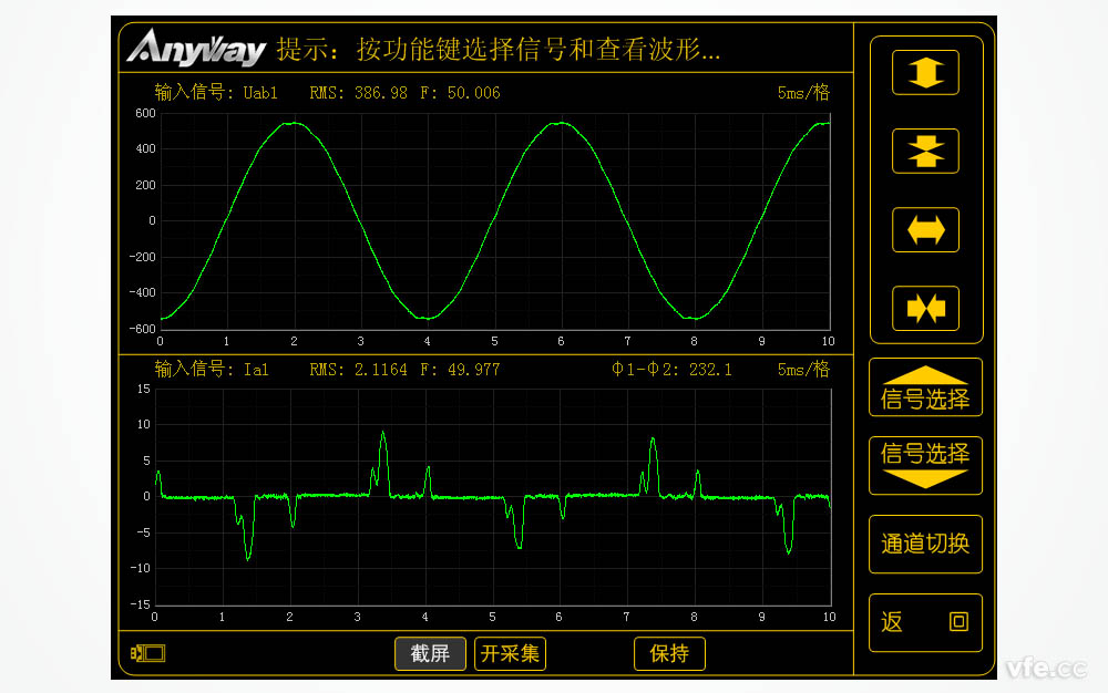 低壓變頻器輸入電流、電壓