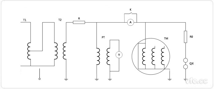 工頻耐電壓試驗原理圖 工頻耐電壓試驗原理圖